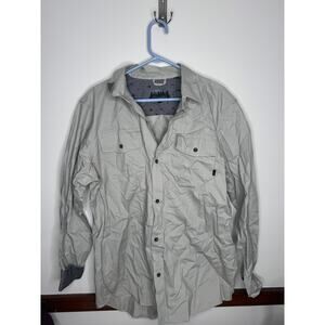 Pladra Men's Leon Workhorse Shirt Corduroy XL  - Tulsa Tan Pincord Fishing Lure
